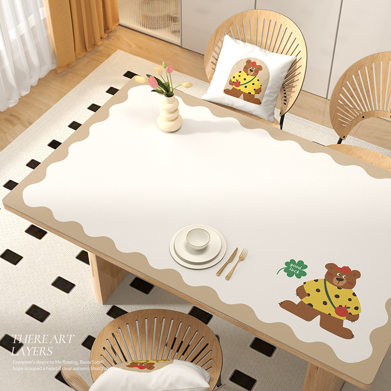New Waterproof Table Mat, Living Room Dining Table And Coffee Table Tabletop Mat LN993