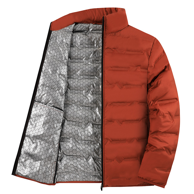 M12125 Winter down jacket men's warm casual thin white duck down jacket men's coat