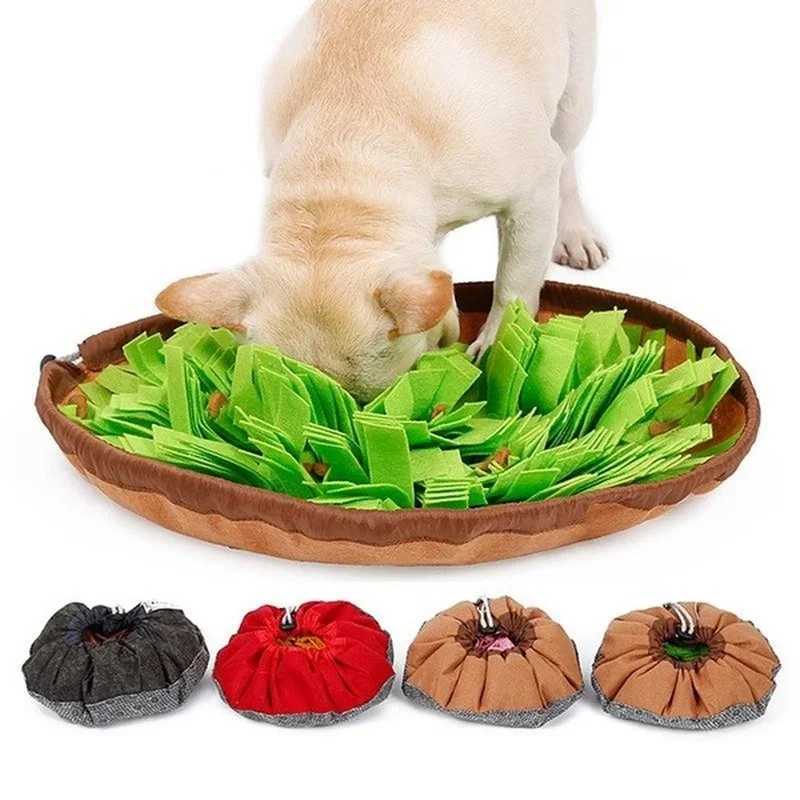 1Pc dog mat pet puzzle toy sniffing training mat activity blanket feeding mat relieves dog stress X241213