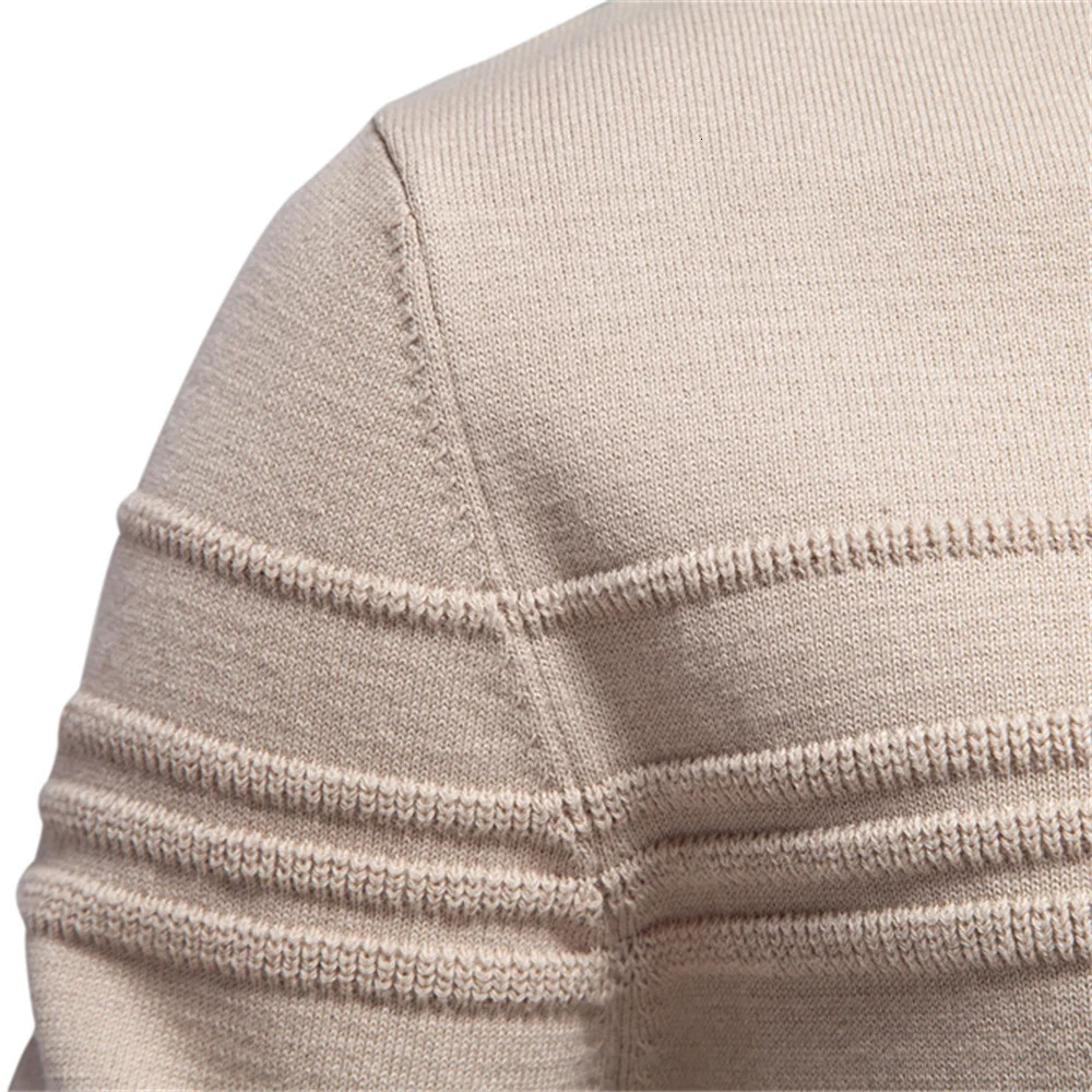 AIOPESON Mens Crewneck Pullover Sweater Knitted Cotton Stripped Quality Autumn Winter Warm Sweaters for Men 241213