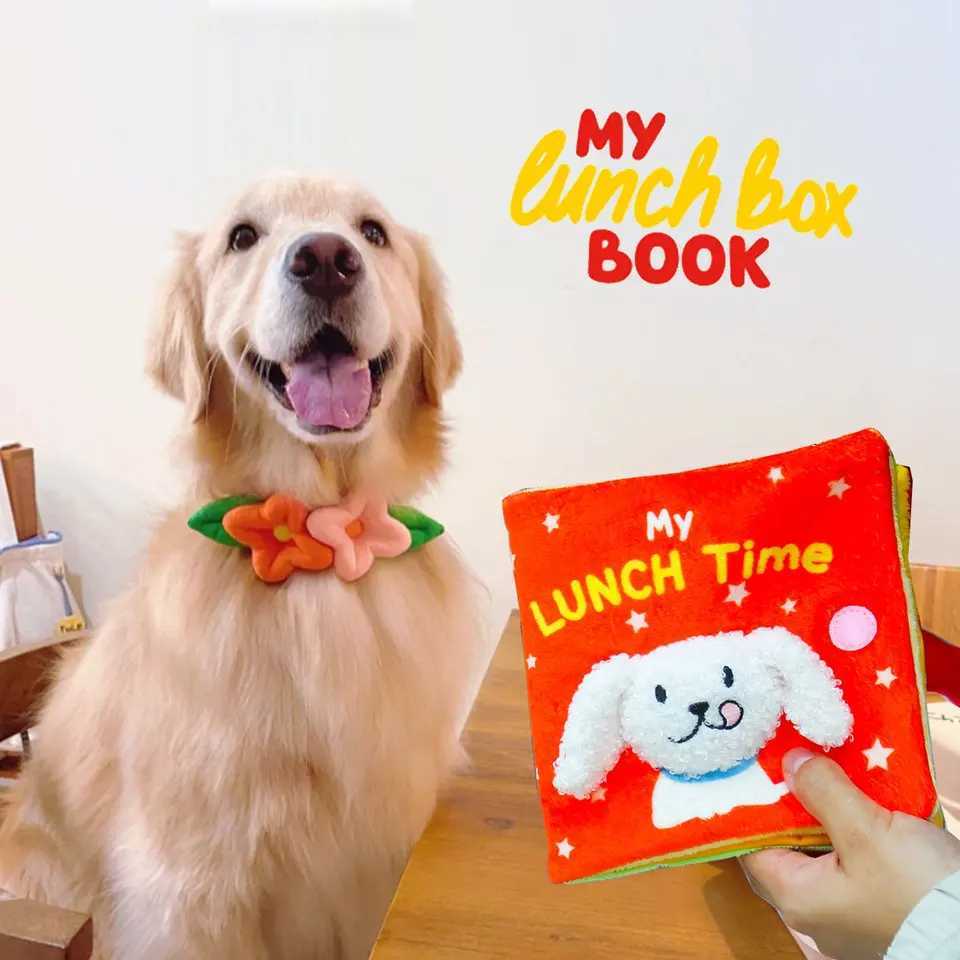 Cats and DogsDog Snuffle Mat Book Pet Feeding Mats Puppy Sniffing Pad Interactive Puzzle Toys for Pets X241213