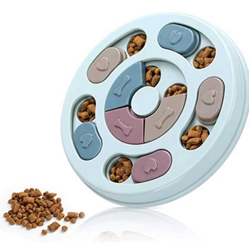 Pet toys cats and dogs relieve boredom feeding board slow food bowl interactive brain training feeding equipment hidden X241213