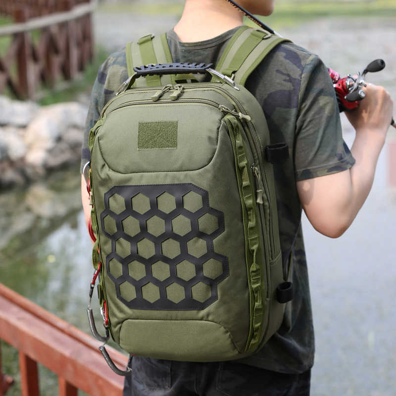 Luya backpack outdoor mountaineering backpack large capacity travel sports backpack men's multifunctional tactical Bag 241215