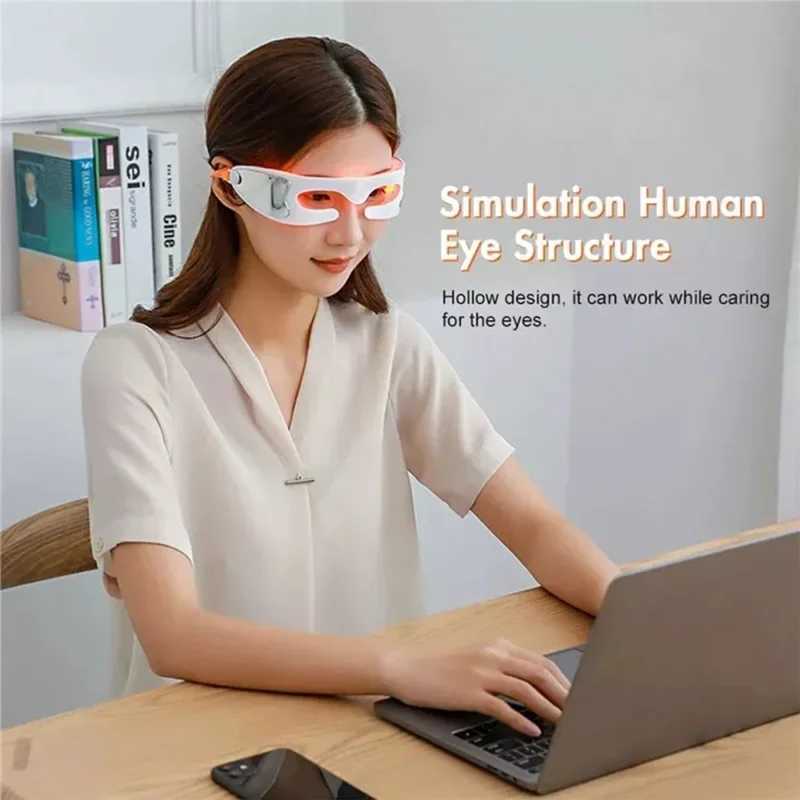 Electric eye massager anti wrinkle eye massager anti-aging eye care LED massage charging massage equipment eye beauty tools W241213