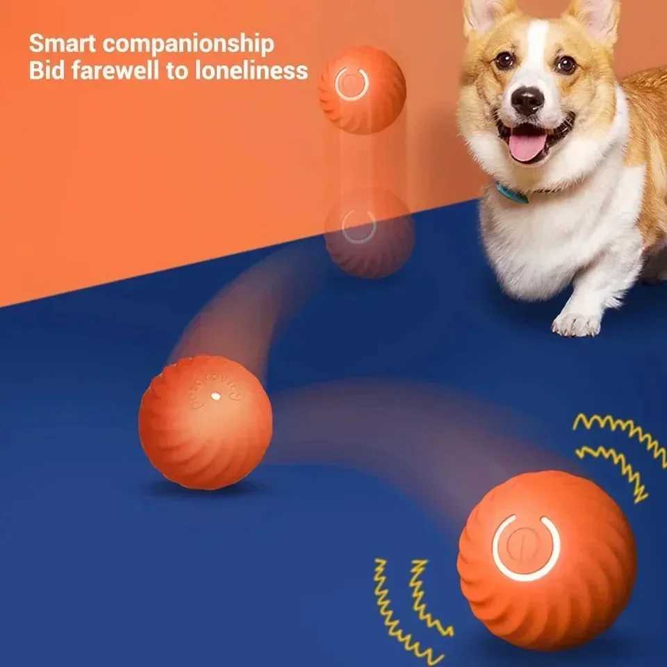 Active Rolling Ball Toy Intelligent Dog Toy Ball Charging Automatic Electronic Interactive Training Puzzle Supplies Pet Products X241213