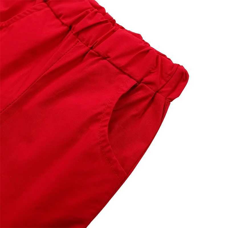 Children children Christmas shirts clothing sets boys summer short sleeves shorts 2-piece Santa Claus set W241213