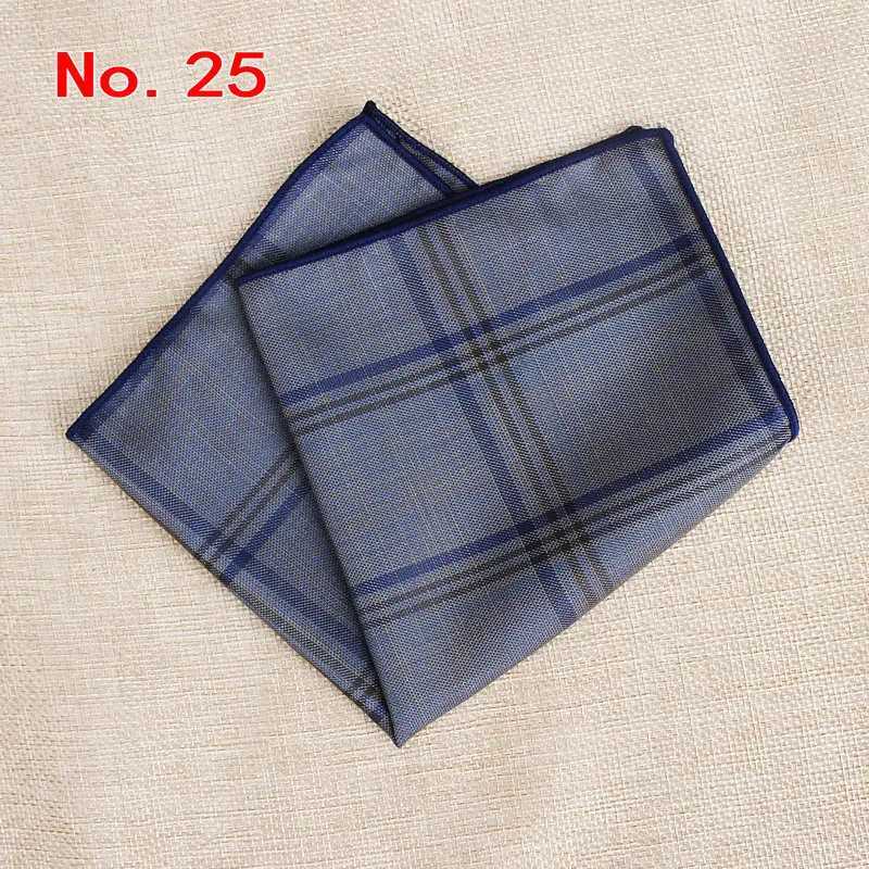 Mens Retro Plain Cotton Handle Pocket Square Hanks Luxury Chest Towel Ball Party Gift W241213