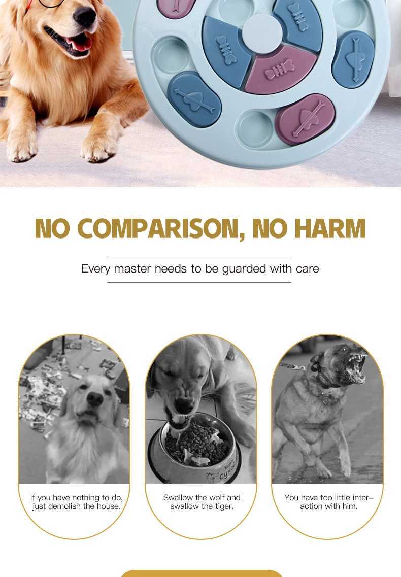 Pet toys cats and dogs relieve boredom feeding board slow food bowl interactive brain training feeding equipment hidden X241213