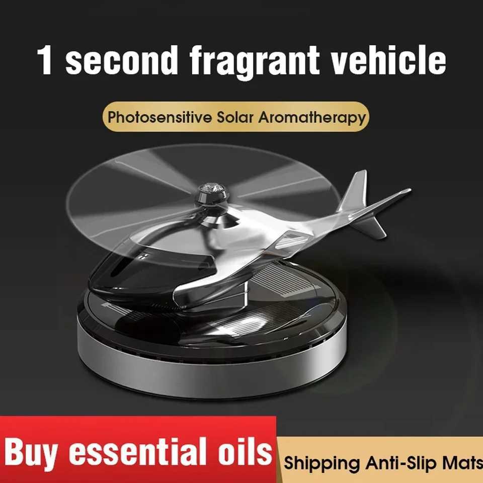 NEW Solar Car Air ener Heliter Propeller Car Fragrance Male Auto Interior Accessories Man Automobile Perfume DecorationXJ241213
