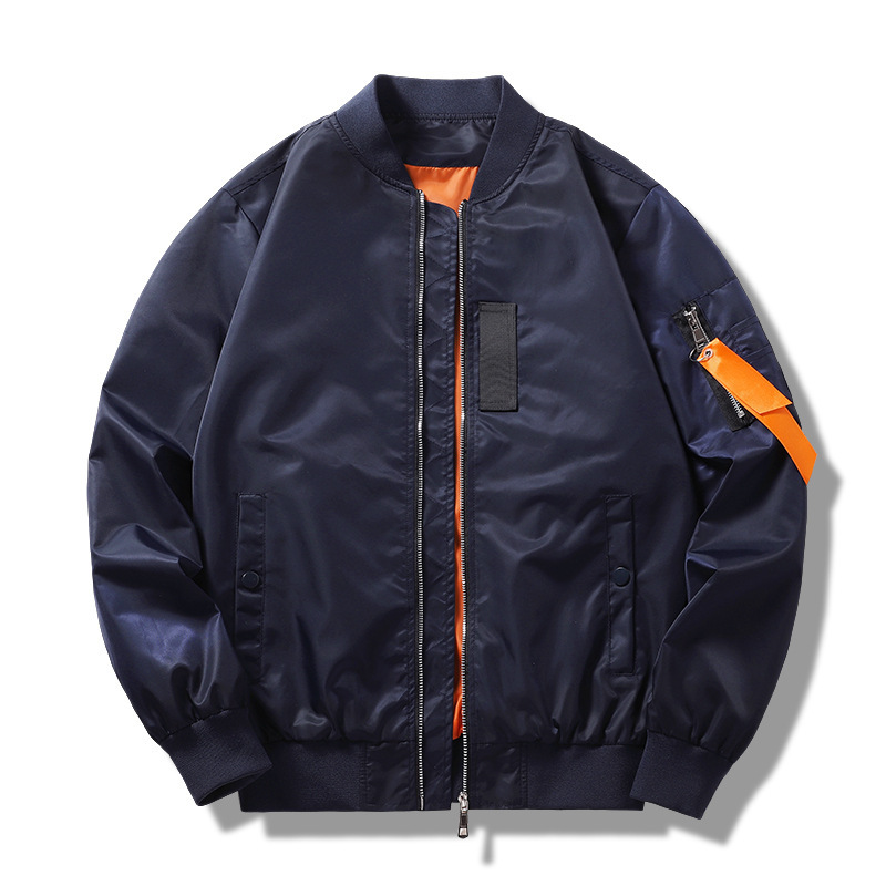 M12124 Jacket men's mid-length thickened sports coat cold-proof workwear jacket top clothes