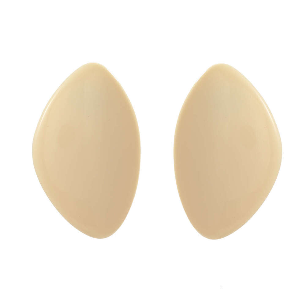 Summer New Resin Exaggerated Female Fashion Internet Celebrity Pebble shaped Earrings