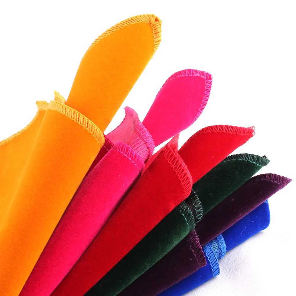Velvet Pocket Square For Men Women Chest Towel Hanky Wedding Hankies Mens Suit Handkerchief Solid Pocket Towel For Gifts W241213