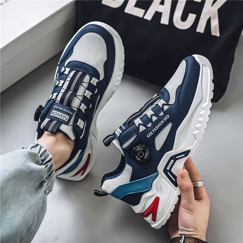 buckle trendy casual sports casual comfortable lightweight walking shoes soft soled non slip outdoor running shoes student sneakers size 39-44