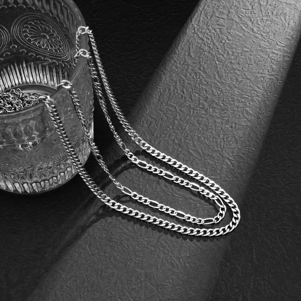 Man Simple DoubleLayer Metal Line Waist Chain Abdominal Muscles Body Jewelry Stainless Steel Punk 241213