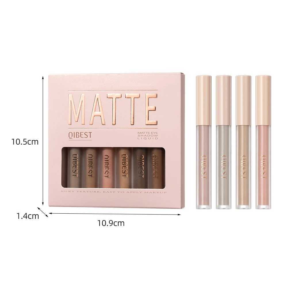 8 pieces/box brown colored liquid eye shadow stick set contour powder blusher pigment matte natural dough milk coffee eye shadow eye makeup W241213