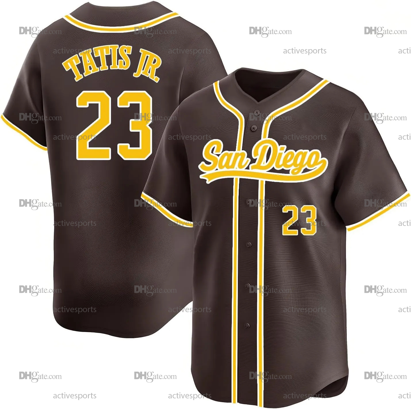 Custom 23 Tatis Jr. Machado Baseball Jersey Bogaerts Musgrove Darvish Heyward Arraez Stitched Number Name Mens Womens Youth