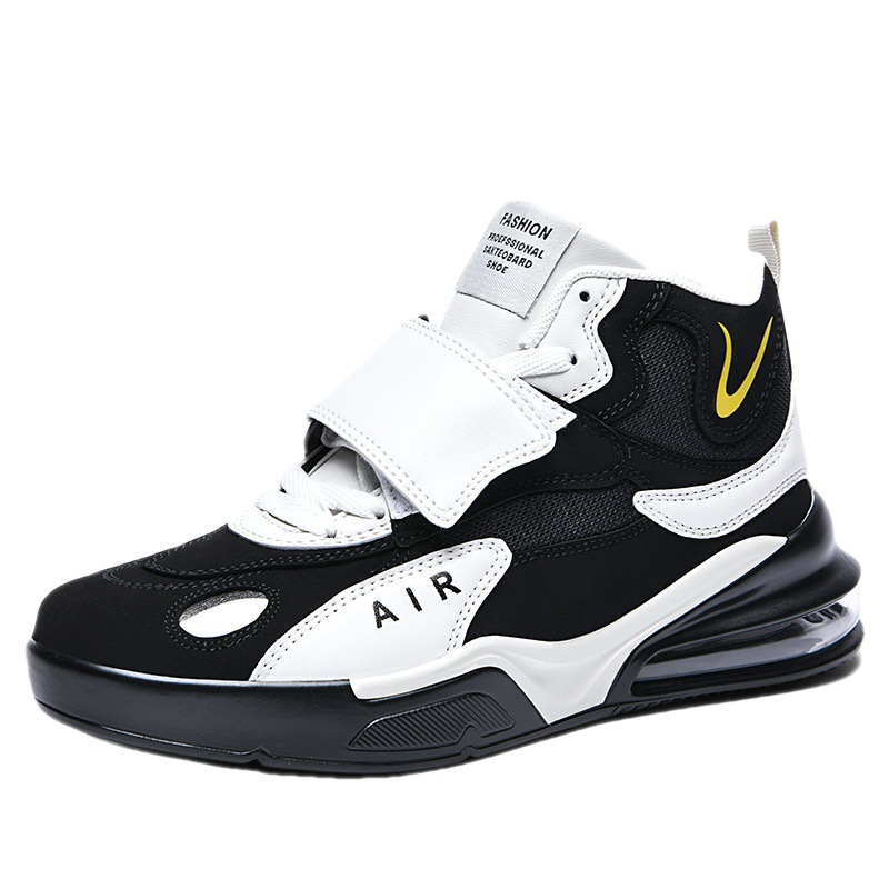 spring autumn black and white panda color men's high-top shock absorption designer sports size 37-45 non-slip shoes