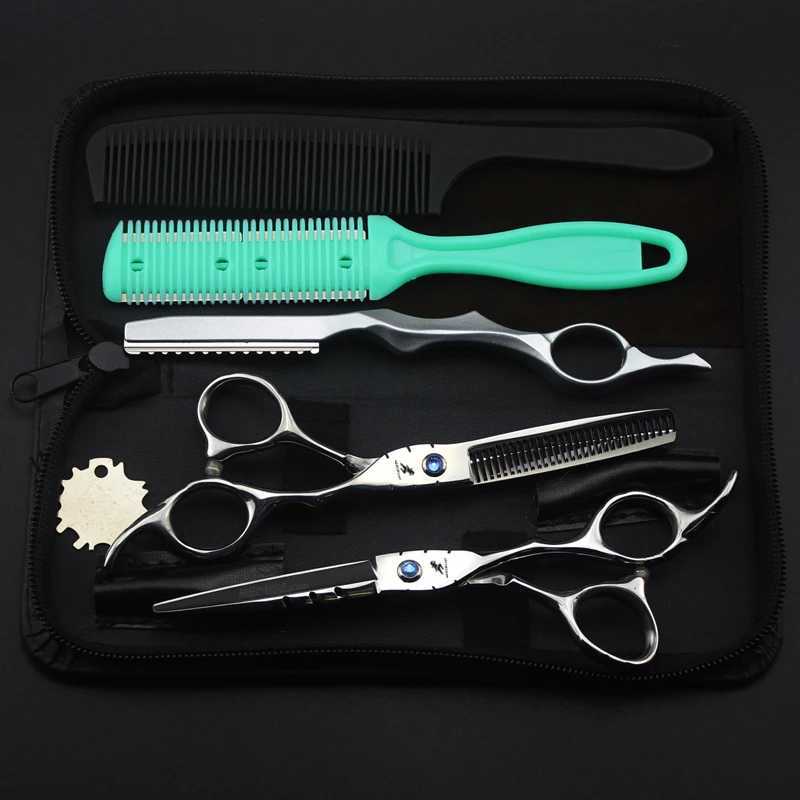 New Arrival 5.5/6.0 Selling Purple Diamond Japanese Scissors Cheap Scissors Hair Clippers Z241213