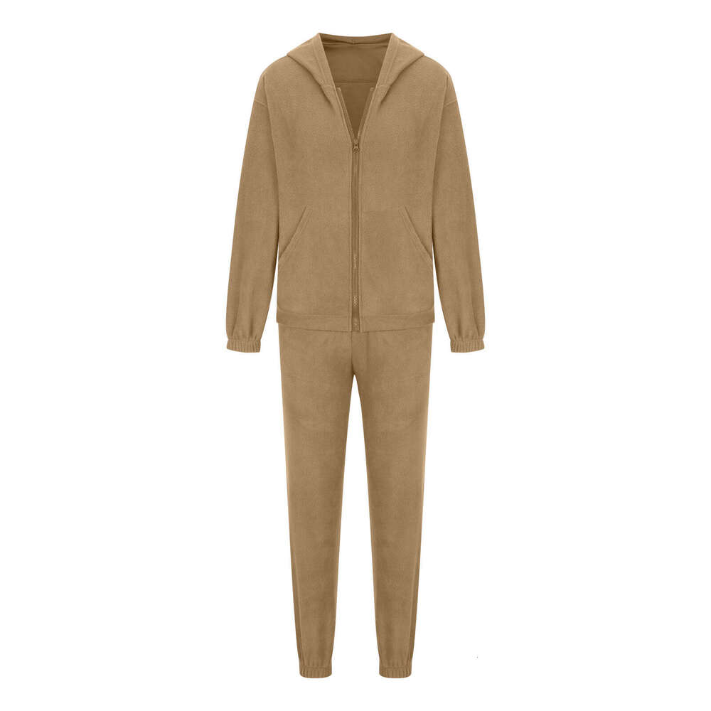 European American Autumn Winter Foreign Trade Women's New Sports Leisure Hoodie Set Trendy Clothing Fashionable And Casual Temperament