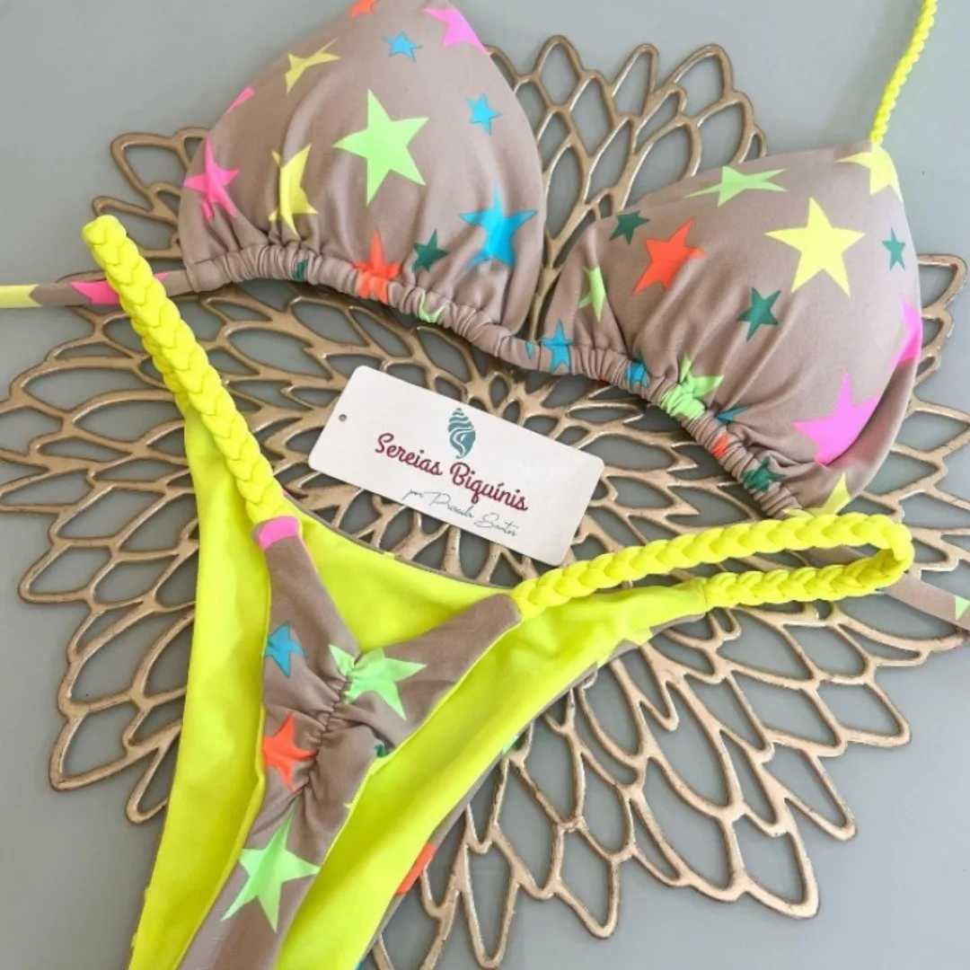 New Sexy Women Bikini Beach Holiday Swimsuit Two-piece SetXJ241212