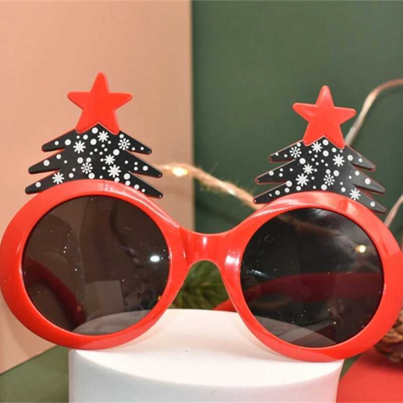 Sunglasses Merry Christmas Glasses Frame Christmas Costume Eyeglasses Christmas Sunglasses Kid Adult Christmas Party Supply H241213