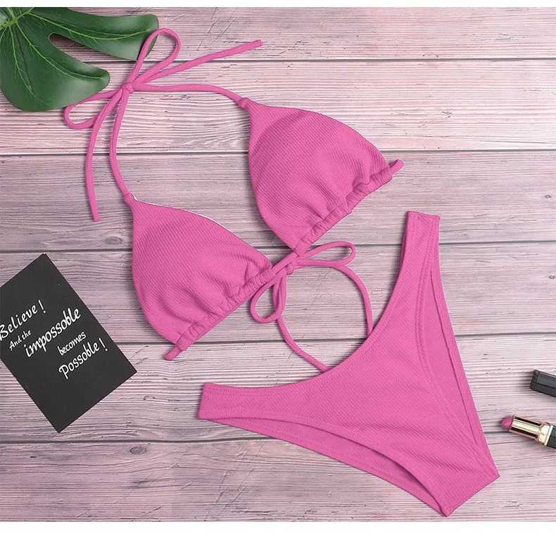 2023 Monochrome Womens Sexy Bikini Womens Swimwear Beach Bikini Beach Suit Bathrobe SwimwearXJ241212