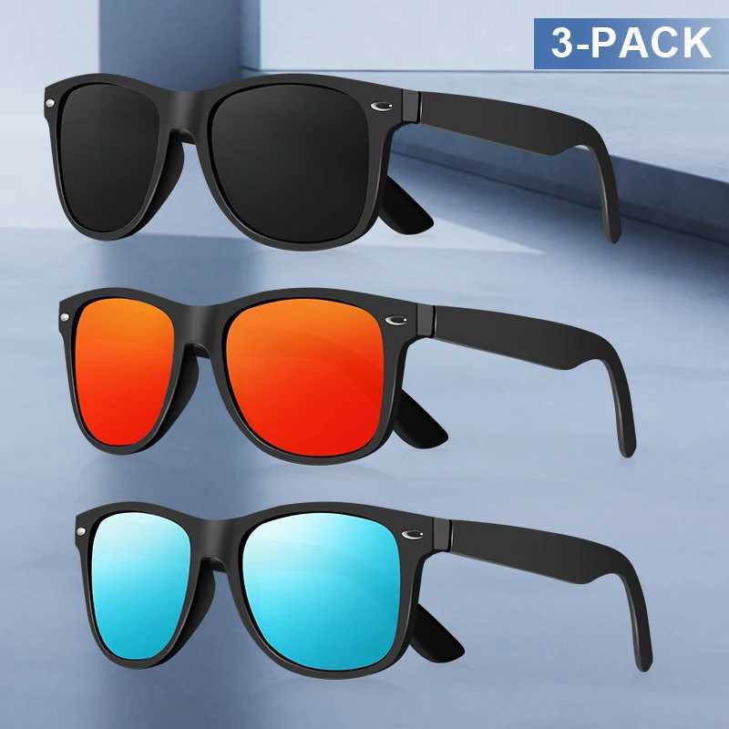AIMISUV Classics Polarized Sunglasses for Men Fashion Square Sun Glasses Women Beach Travel Mirror Shades Female UV ProtectionX241213