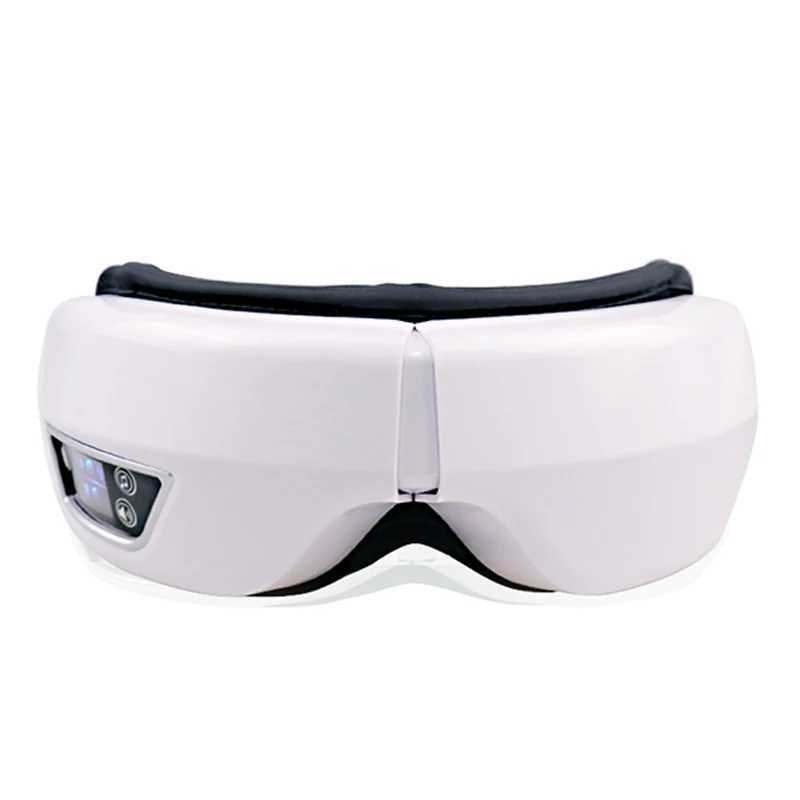 Electric eye massager vibration therapy 6D airbag pressure massage relaxation health care fatigue pressure Bluetooth music folding W241213