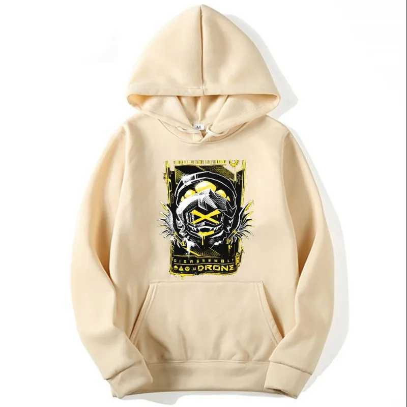Murder drone retro hoodie mens sweater casual print Harajuku cool hoodie jacket top womens hoodie W241213