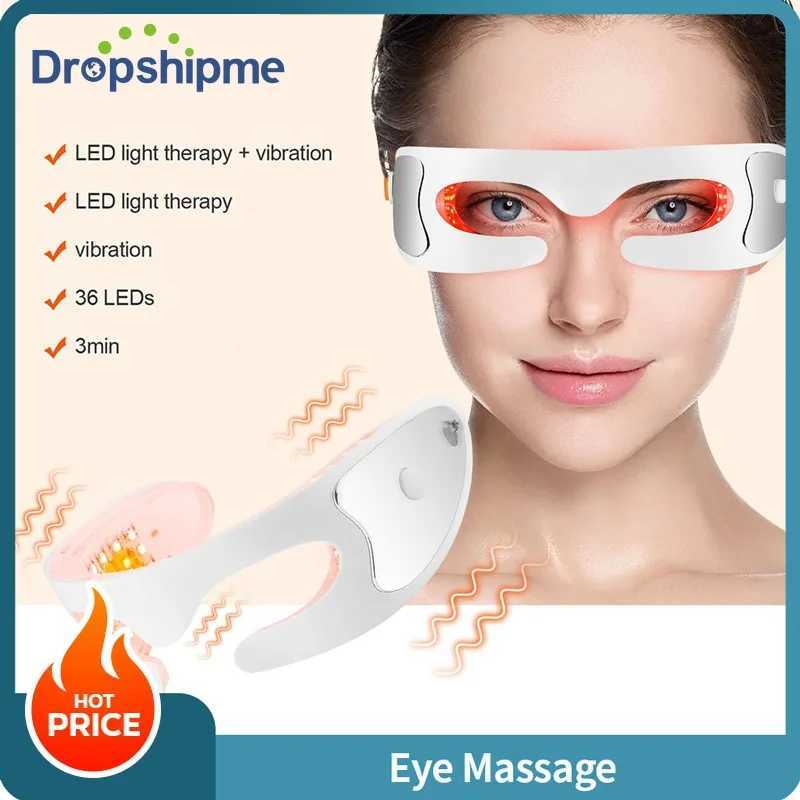 Eye Massage Eye Care Vibration Relieve Eye Bag Vibration Light Therapy Relief Fine Lines HomeUse Black Massage Beauty Machine W241213