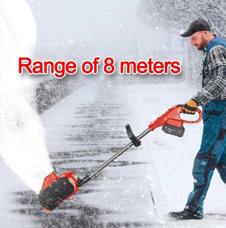 Cordless Shovel 20V Powered Thrower Battery Snow Blower with Auxiliary Handle