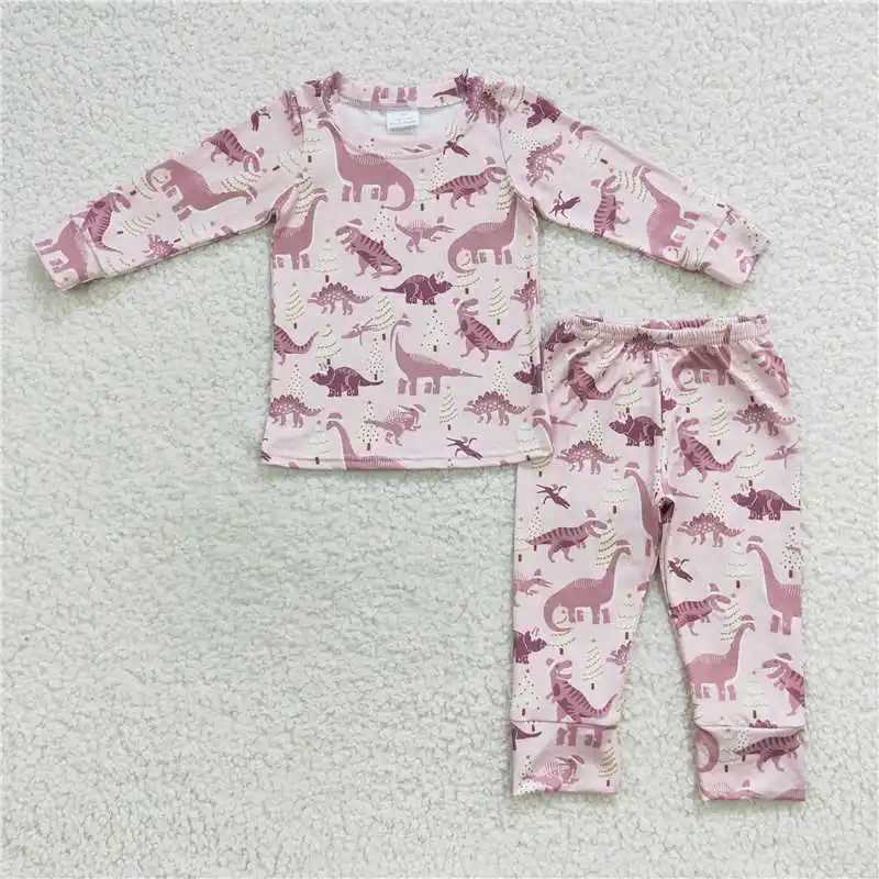 Hot selling Christmas tree long bell bottoms childrens clothing wholesale boutique clothing little girls clothing childrens clothing W241213