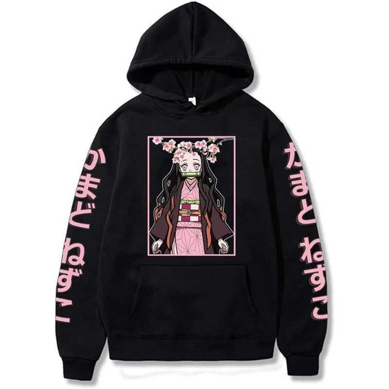 Rengoku Kyoujurou hooded sweatshirt role-playing clothing sweatshirt zipper mens anime black zipper W241213