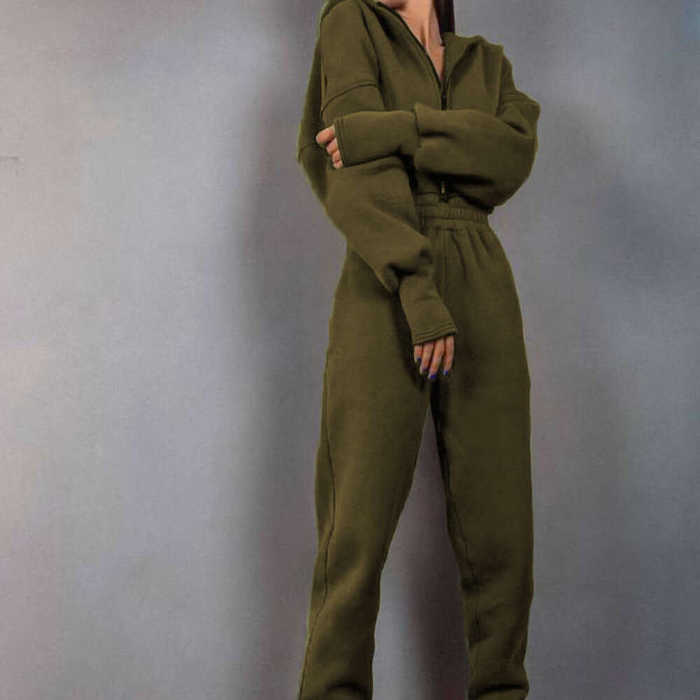 Sports Leisure Women's Hooded Jumpsuit, Trendy Clothing, Fashionable And Casual Temperament