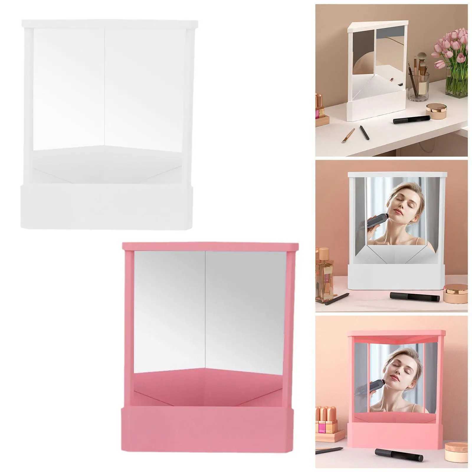 Non Reversing Mirror Clear Cosmetic Mirror Dresser Inverted Mirror for Desktop Tabletop Living RoomXJ241213