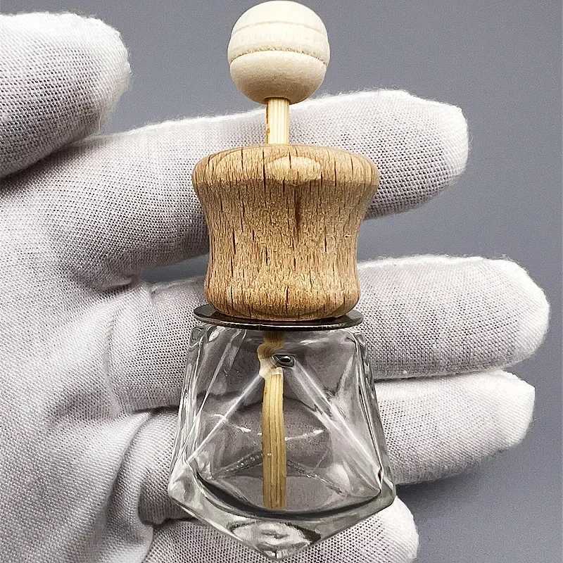 1 Pack Air ener Car Perfume Clip Essential Oil Diffuser Vent Empty Glass Bottle Decoration Aroma Glass BottleXJ241213