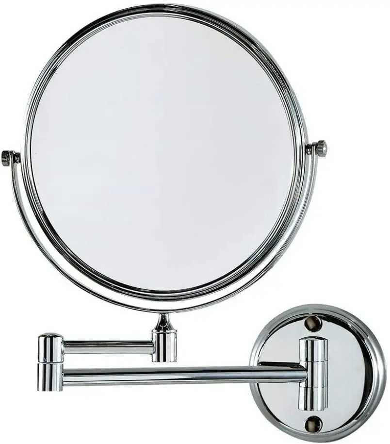8 Inch 360 Degree Swivel 3x 5x 10x Magnifying Makeup Mirrors Wall Mount Two Sided Bathroom Magnification Vanity Mirror FlexibleXJ241213