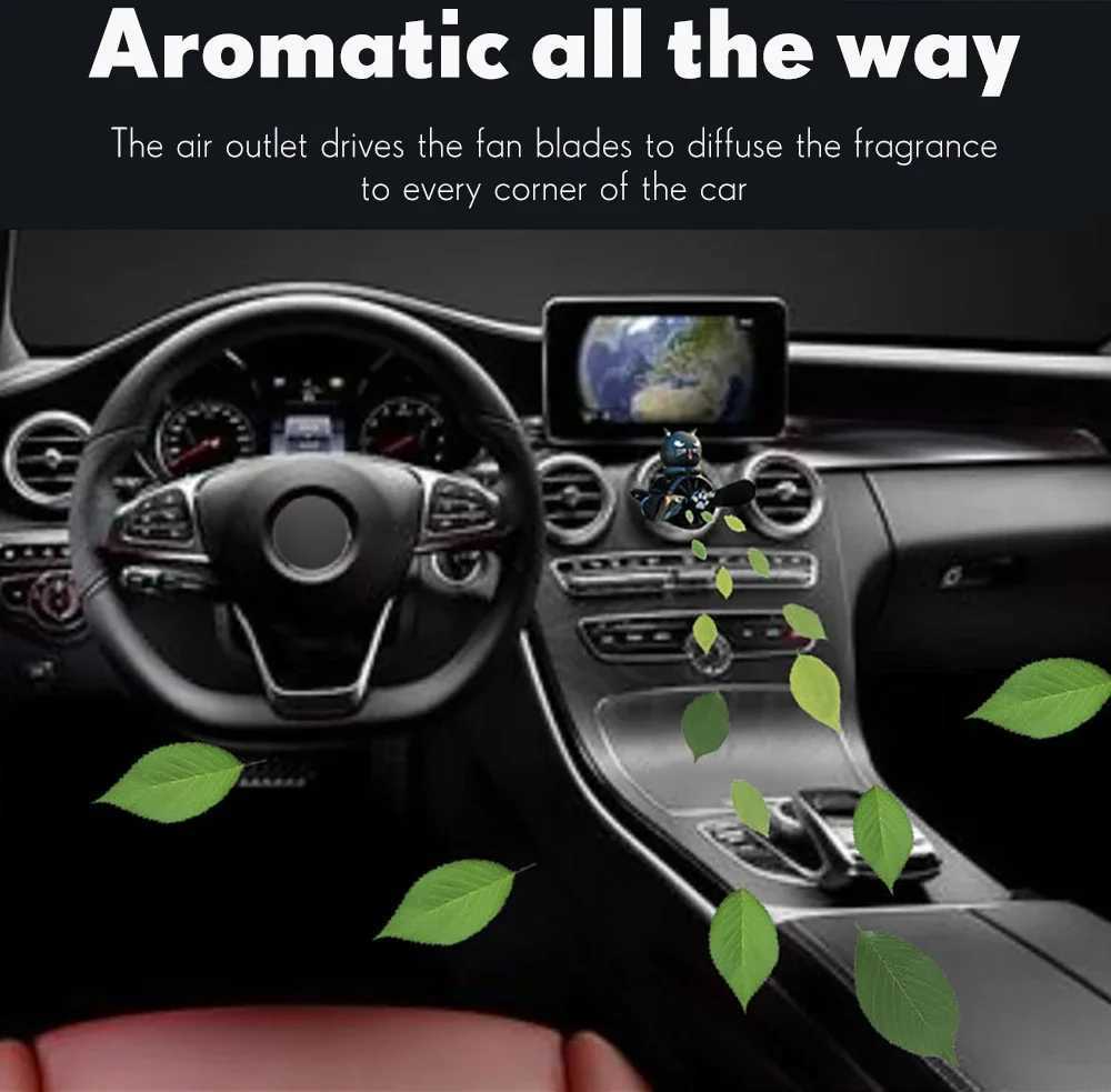 Car Air ener Car Pilot Rotating Propeller Perfume Accessories Fragrance Smell In Styling Vent Diffuse Air eners ClipXJ241213