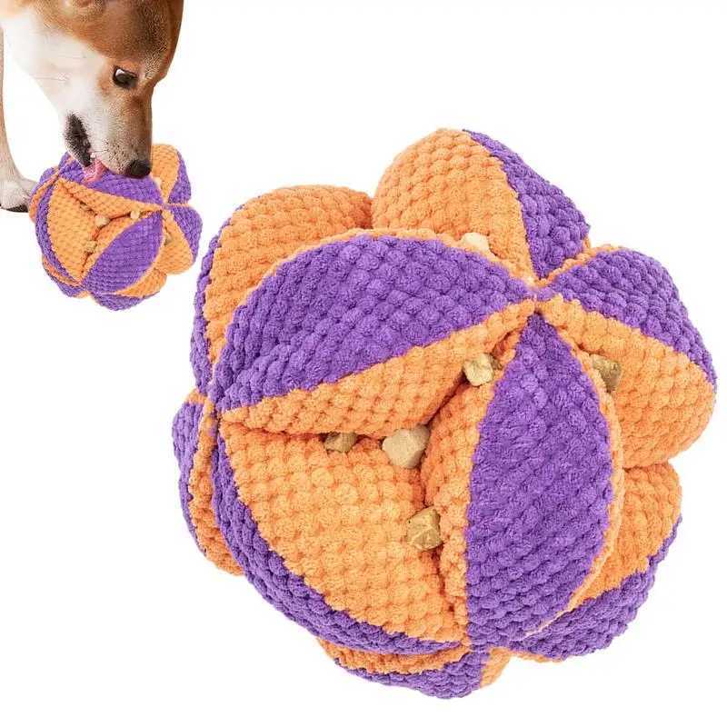 Dog sniffing toy sniffing interactive therapy ball dog puzzle toy biting corrosion-resistant toy slow feeder therapy ball X241213