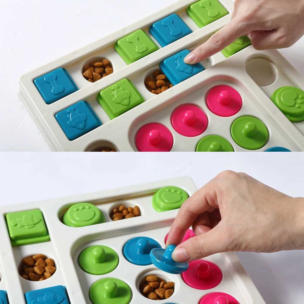 Dog Puzzle Toys Slow Feeder Interactive Puppy Increase IQ Training Game Food Dispenser Slowly Eating NonSlip Bowl Pet Dogs Toy X241213