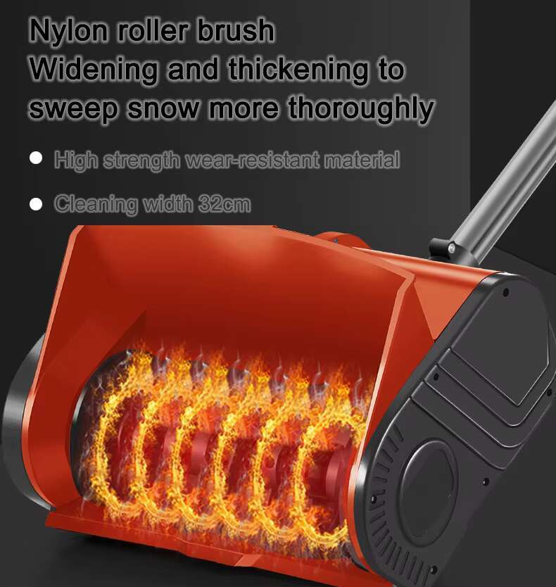 Cordless Shovel 20V Powered Thrower Battery Snow Blower with Auxiliary Handle