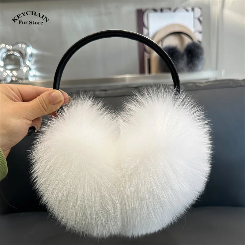 Real Fox Raccoon Fur Pendant Earrings Warm Winter Earrings Cold Earrings Warm Earrings 241211