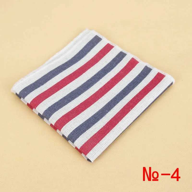 Mens Retro Pocket Square Mens Striped Chest Towel Hanky Gentleman Hanky Mens Set Handheld Chief Pocket Towel W241213
