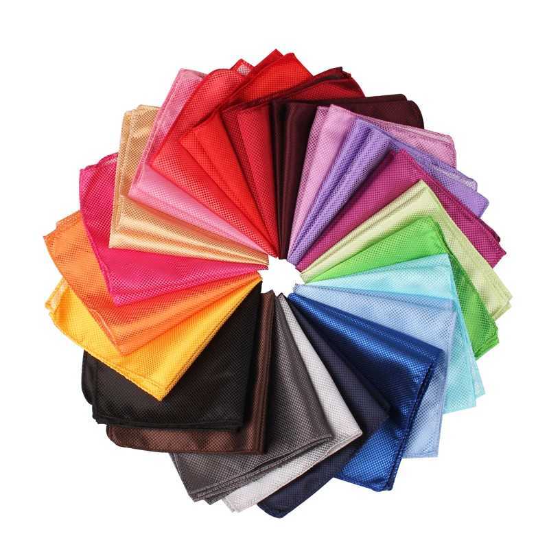 Fashion Suits Pocket Square For Men Business Chest Towel Hanky Gentlemen Plaid Hankies Classic Suit Napkin Mens Towel W241213