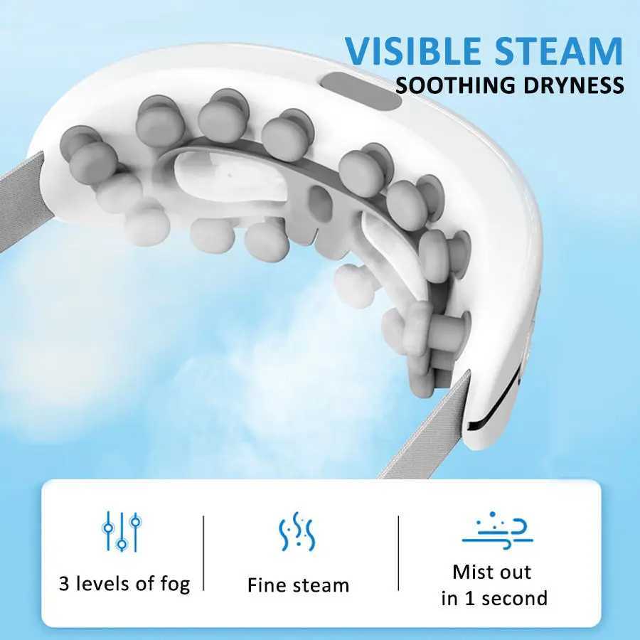Intelligent steam eye mask electric 3D eye care massage equipment with compressed music eye massage equipment W241213