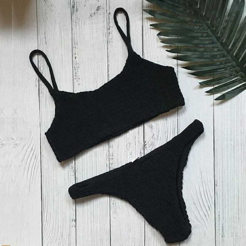 Fme Sexy Ruffs Bikini Set Women Push-up Padded Bra Biquini Swimsuit Triang Swimwear Bathing Suit Mujer Brazilian VacationXJ241212
