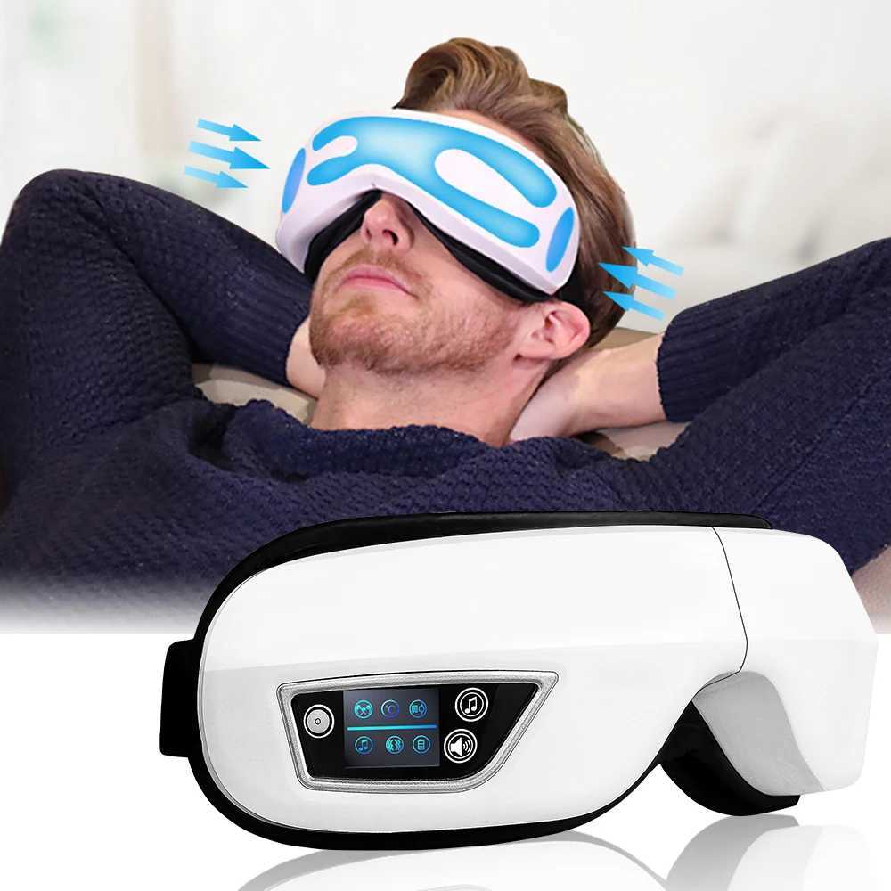Digital air compression pressure 6D intelligent air bag wireless eye massager with vibration circulation heating and relaxation music machine W241213