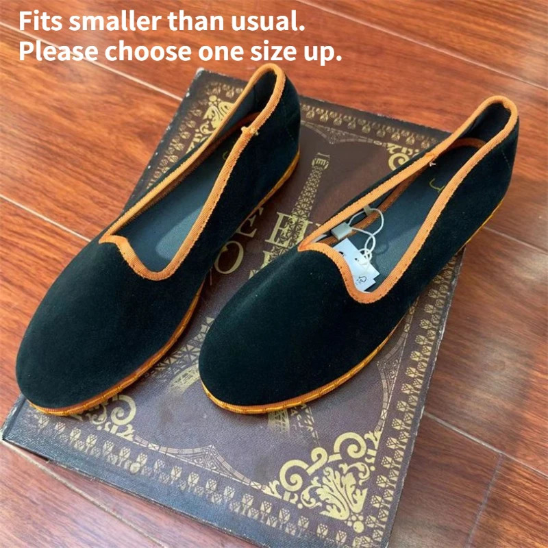 Womens casual flat shoes velvet soft canvas black coat spring and autumn smooth light womens shoes 241213
