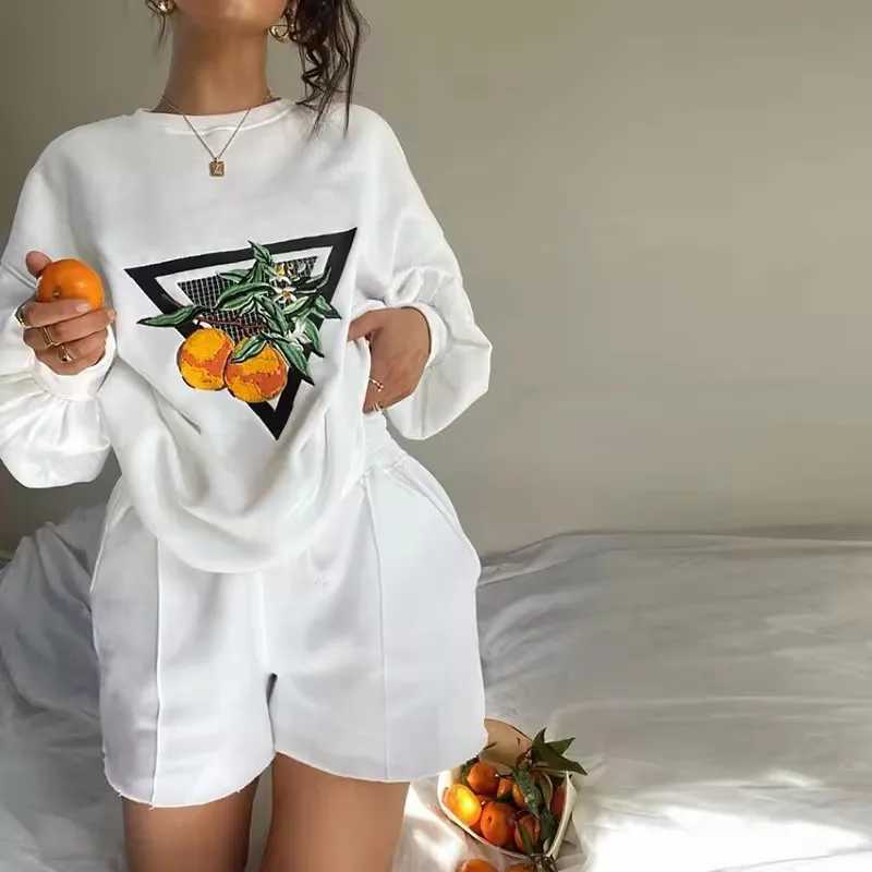Women's Two Piece Pants New short Printed Hip Hop Strt Slit Fringe Short Sets 2 Piece Set Women Spring Clothing Short Sets Women Two Piece Y24121