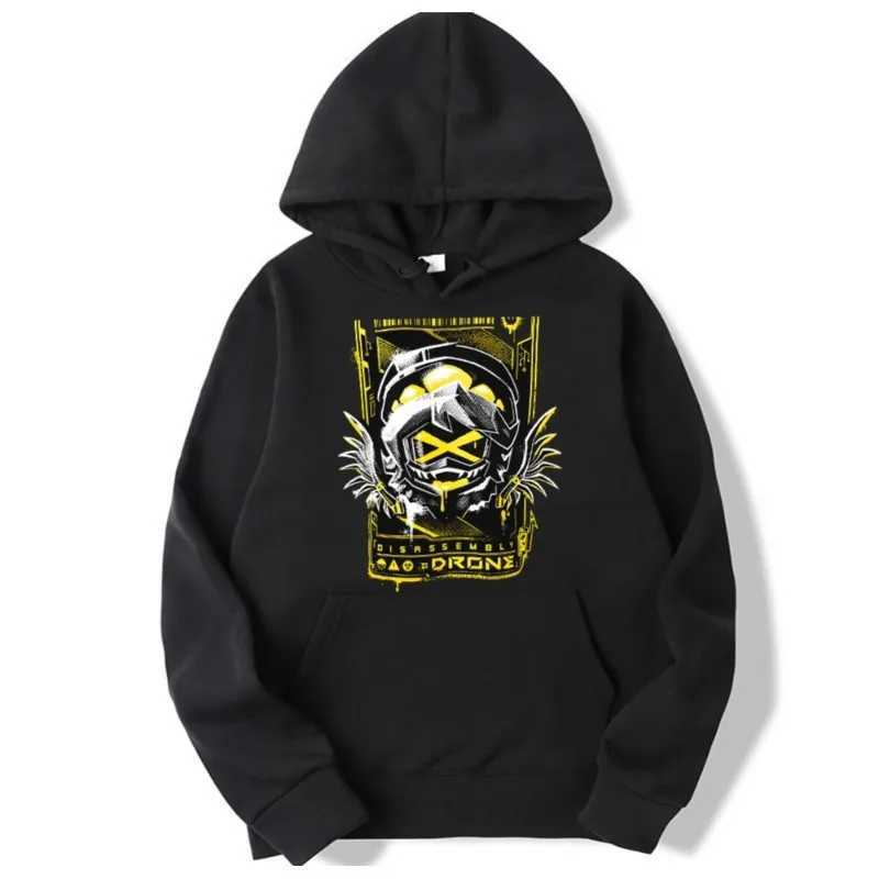Murder drone retro hoodie mens sweater casual print Harajuku cool hoodie jacket top womens hoodie W241213